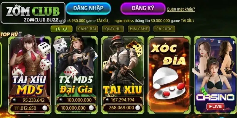 kho game đồ sộ tại zomclub Khám phá kho game đa dạng và hấp dẫn tại ZomClub