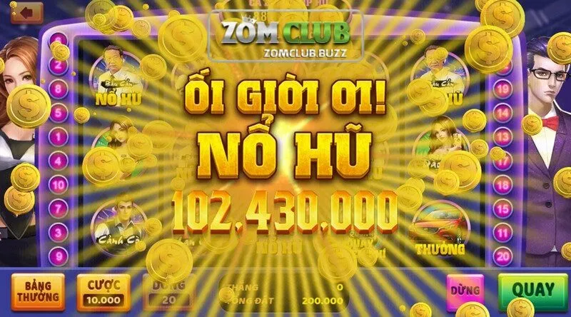 slot game nổ hũ với jackpot khổng lồ Slot game nổ hũ với giải jackpot khổng lồ chỉ có tại cổng game ZomClub